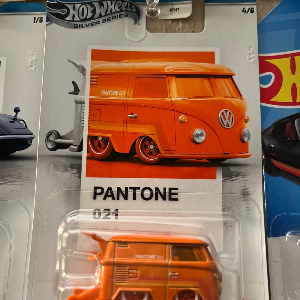 Hot Wheels Orange Van Toy Car